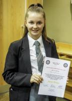 Poppy Lofthouse who won the Young Chef Competition