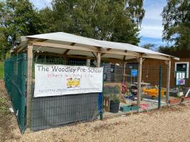 Sun canopy for Woodley Pre-School