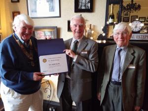 Dr Jim Penny - 50 years a Rotarian!