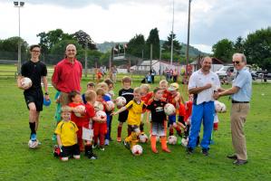 Tom, Nick, Stuart, Patrick and the under 12's!