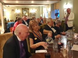 President's night at the Lion in Leintwardine