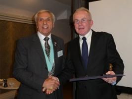 Chris Jenkin and his Rotary Award