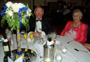 President Peter and Shirley after an excellent meal.