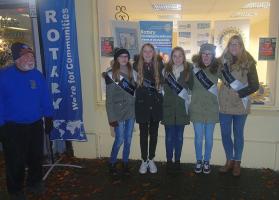 Shop Display and Herring Queen + maids