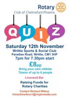 Quiz at Writtle Sports and Social Club