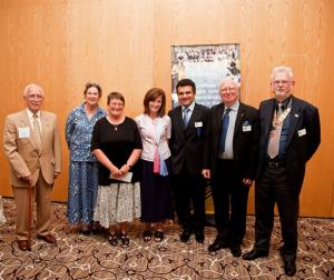 Cheque presentation to 2008/2009 charities