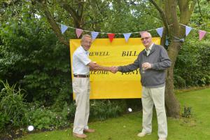 Garden Party with David and Ros.