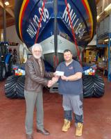 Harry with Coxwain of Hoylake Lifeboat