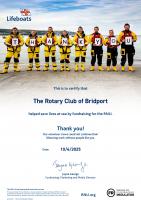 Certificate of Support