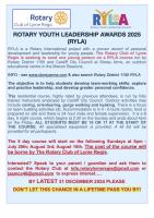 RYLA Flyer