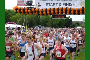 Start of 10 mile road race