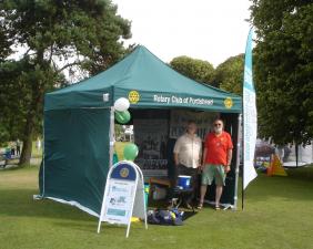 Rotary stand at the Raft Race