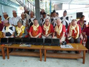 Rotary Team arrives at Nepalese schools