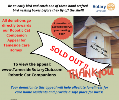 Bird Nesting Boxes - supporting Cat Companions