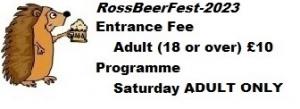 Ross Beer & Cider Festival (Day 1 of 2) SATURDAY