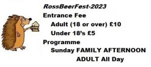 Ross Beer & Cider Festival (Day 2 of 2) SUNDAY