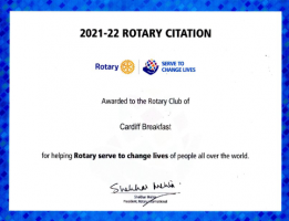 Rotary Citation 2021 - 2022