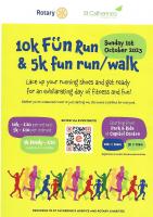 10K & 5K Fun Run/Walk Event Poster