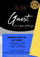 Bridgnorth Rotary Club Guest Evening