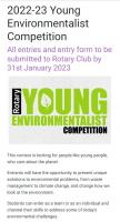 Young Environmentalist Competition 2022-23