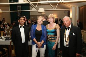 MPs Rishi Sunak & Wendy Morton with President David Milner