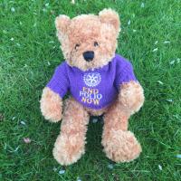 Purple For Polio Bear