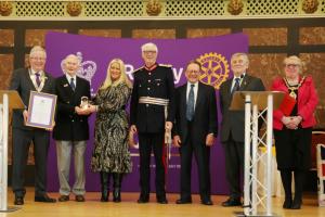 Rotary St Helens receives The Kings Award for Voluntary Service