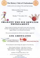 Charity Ten Pin Bowling Tournament