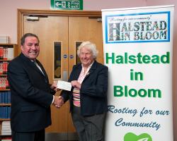 Presentation to Halstead in Bloom