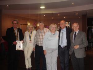 With Rotarians from the Le Touquet clubs
