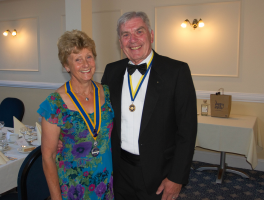 Handover of Presidency from Beryl Ely to Mike Jukes