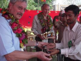 City of Hereford Rotary Club has been supporting a tree-planting scheme in the city.