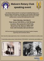 Speaker and Dinner in aid of Ukraine Freedom Company