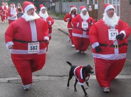 Sunday 1 December 2013 2,000 Santa look-alikes