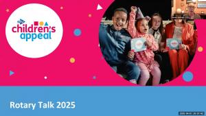 STV Children’s Appeal – Who, What, Where, Why and How!
