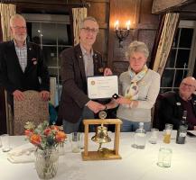 Sally receives PHF award 
