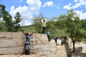 A Sand Dam we helped to build......