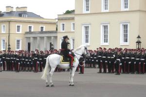 Visit to Sandhurst Military Academy.