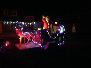 Santa on a visit to Royal Wootton Bassett.