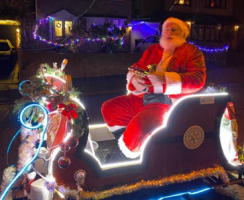 Santa brings the joy of Christmas to the people of Rayleigh & Hullbridge