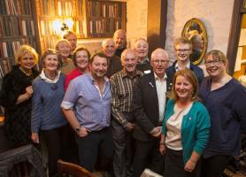 Members of Haddington Satellite with DG Lindsay Craig and ADG Ian McLen