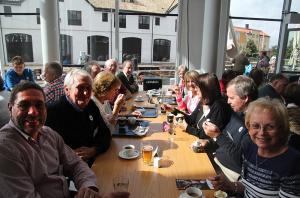 Enjoying Lunch at the Marine Museum 