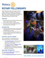 Rotary Fellowship Groups