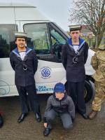 SEA CADETS' MINIBUS FUNDED BY ROTARY
