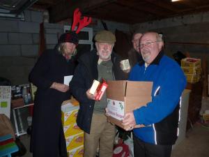 December 2010 - "Cans for Grans"  Hamper Packing