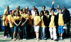 Members of The Rotary Club of Southport Links with Sefton Young carers