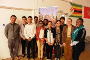 International dinner at the Pestalozzi Village