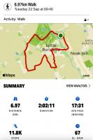 Striding Out For Charity - A September Saunter 2020