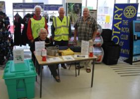 Collection team in the Co-op store
