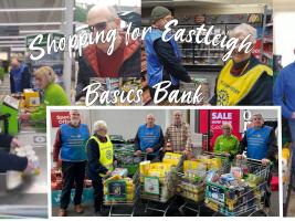 A regular shop at ASDA for Eastleigh Basics Bank